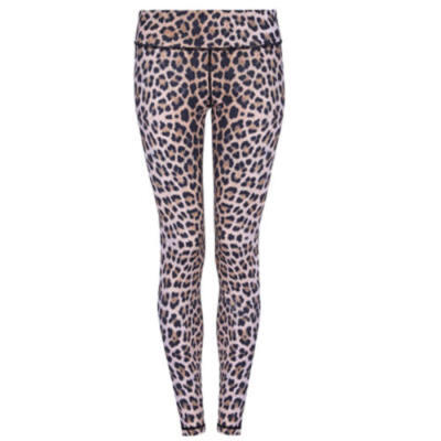 

AU Ladies Beathable Elastic Leopard Leggings Running Yoga Bottoms Trousers Tight