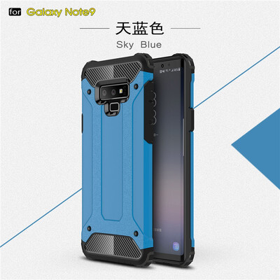 

Fivice Samsung Galaxy Note 9 case Luxury Silicone Diamond Armor PC Hard Shell Phone Case