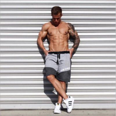 

US Stock Summer Men Training Sports Short Fitness Running Breathable Gym Pants