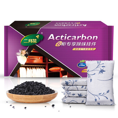 

February flower wardrobe exclusive formaldehyde scavenger 600g furniture in addition to benzene to taste purification deodorant dehumidification bamboo charcoal package car deodorant