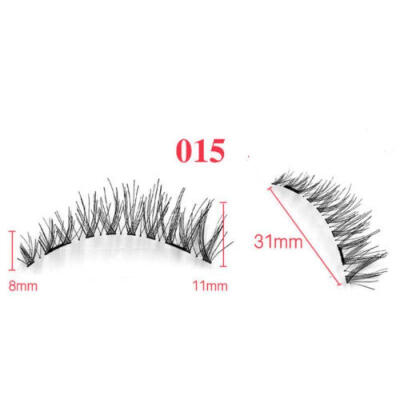 

1 Pair Brand Magnetic False Eyelashes 3D Natural Eye Lashes Extension Handmade