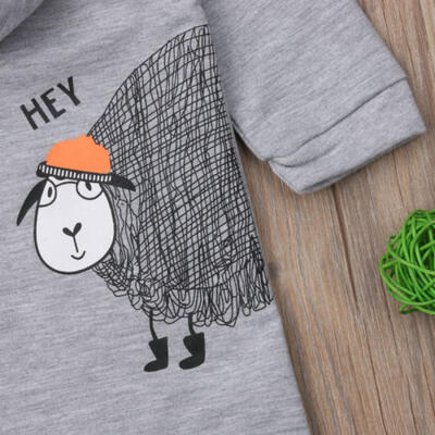 

Baby Boy Girl Warm Infant Romper Jumpsuit Bodysuit Hooded Clothes Sweater Outfit
