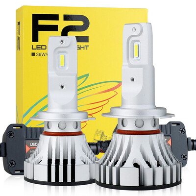 

36W 12000lm Replace BMW Headlight Kit F2 Osram H7 Auto LED Headlamp