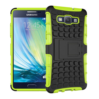 

Fivice Samsung A5 Case TPU anti-fall tire pattern back clip bracket phone case