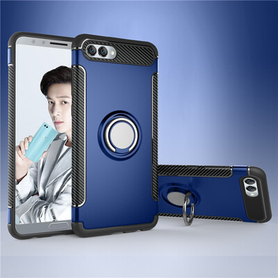 

Fivice Huawei nova 2S case PC metal ring shell magnetic car bracket TPU phone case
