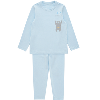 

Xiaomi Shuomi Zhixing Childrens Combed Cotton Pajamas set Kids Pajamas Settoppant