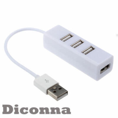 

USB 20 Hi-Speed 4-Port Splitter Hub Adapter For PC Computer Multi-purpose