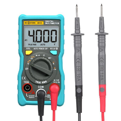 

RICHMETERS 404A Digital Multimeter Auto-Ranging Ammeter True-RMS Smart NCV Portable 4000 Counts LCD Display Auto Range ACDC Volta