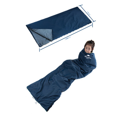 

Envelope Outdoor Sleeping Bag Camping Travel Hiking Multifuntion Ultra-light Sky Blue