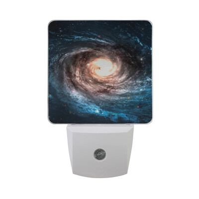 

ALAZA LED Night Light With Smart Dusk To Dawn SensorGalaxy Stars Sky Universe Plug In Night Light