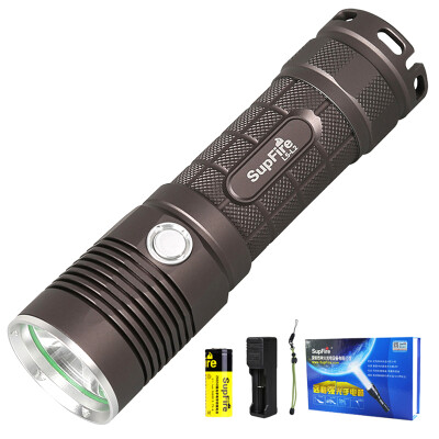 

Supfire L5 Center switch flashlight Imported XML2T6 High lumen 26650 lithium battery high-power battery compatibility