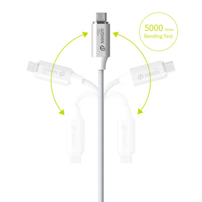 

WSKEN Metal Magnetic Lite Cable Micro USB 5-pin for Android Charger Cable Data Line Converter