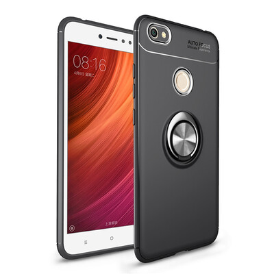 

Fivice Xiaomi Redmi note 5A case TPU metal ring shell magnetic bracket soft shell