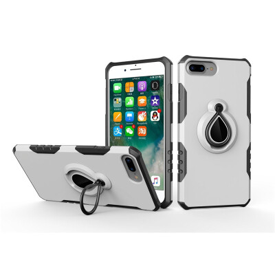 

Fivice iPhone 7 Plus8 Plus Case TPU Water Drop Ring Stand Car Power Magnetic Drop-proof Phone Case