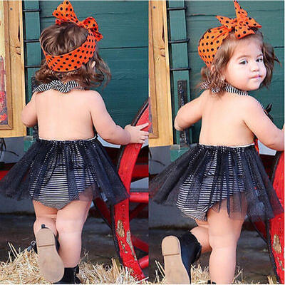 

2017 Infant Newborn Baby Girl Sleeveless Romper Jumpsuit Playsuit Clothes Outfit