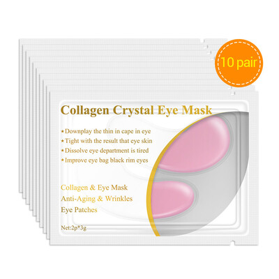 

LANBENA 10 Pair 20PCS Eye Gel Pads 24K Gold Collagen Eye Mask Under Eye Pads For Eyes Care Moisturizing & Removing Dark Circles