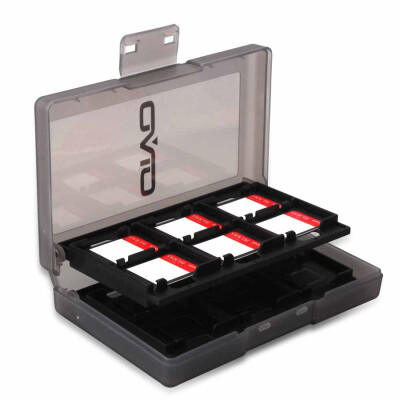 

24 in 1 Portable Game Cards ABS Shockproof Waterproof Hard Shell Storage Box Case Game Card Storage Case for Nintendo Switch NS