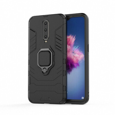 

for Oppo R17 Pro WIERSS Ring Case Car Holder Phone Case for Oppo R17 Pro for Oppo R17 Armor Case Cover Fundas Capa Coque Etui