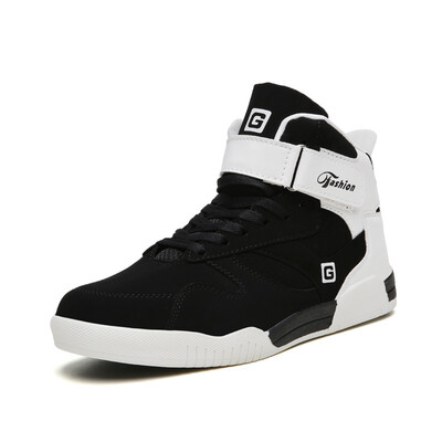 

Autumn high shoes mens Korean version of the wild board shoes sports 2018 shoes mens winter high state casual shoes trend