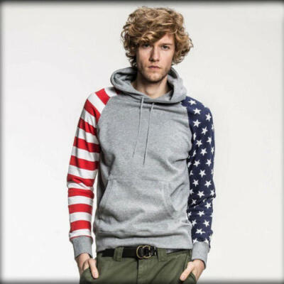 

Mens Hoodie Sweatshirt Sweater Hooded Floral Tops Jacket Coat Outwear Pullover