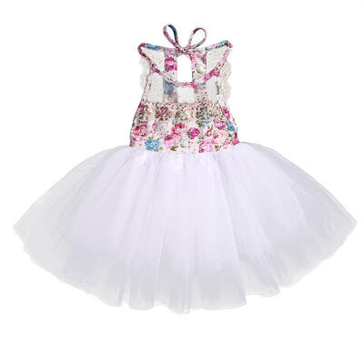 

Cute Baby Kids Flower Girl Tulle Tutu Cake Dress Party Bridesmaid Dress Sundress