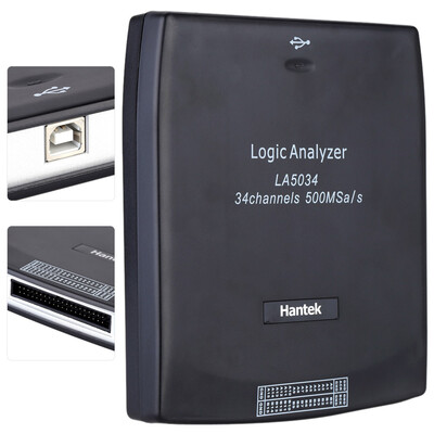 

Hantek LA5034 34CH 500MHz USB PC Digital Virtual Logic Analyzer CAN I2C SPI RS232