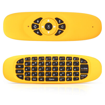 

C120 24GHz 3D Somatic Handle Wireless Air Mouse QWERTY Keyboard Remote Control for Home Entertainment