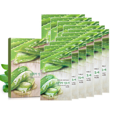 

Nature Republic Nature Nature Essential Natural Aloe Mask 23ml 10 pieces