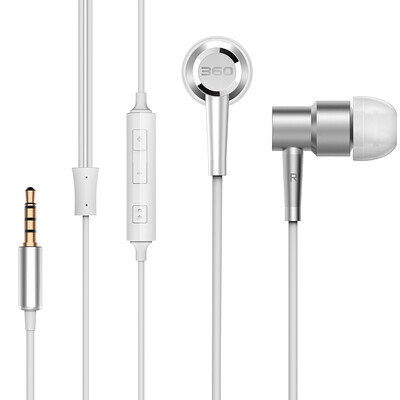 

360 ring sound headset wire with wheat ear type shallow color