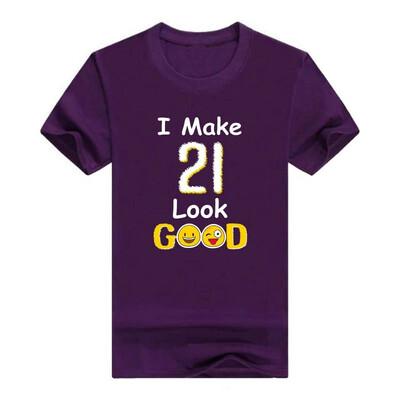

21st Birthday Gift Shirt I Make 21 Look Good 21 Year Old Tee