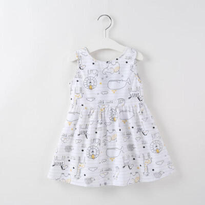 

Adorable Kid Baby Girl Clothes Princess Floral Party Tunic Dresses Sundress 2-7Y