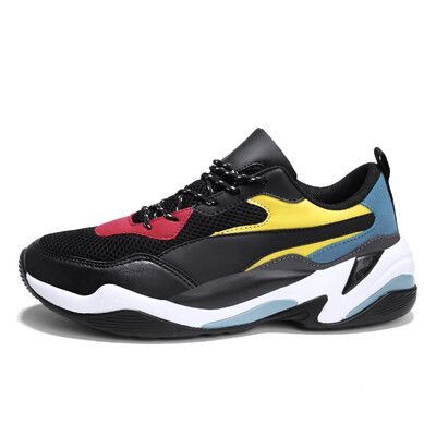 

Personality street fashion brand mens sports shoes Korean version of the wild student running shoes mens summer breathable shoes