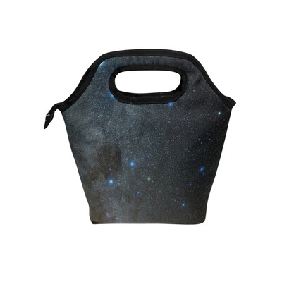 

Lunch Bag Shining Star Tote Travel Picnic Insulated Handbags Portable Zipper Lunch Bag Box