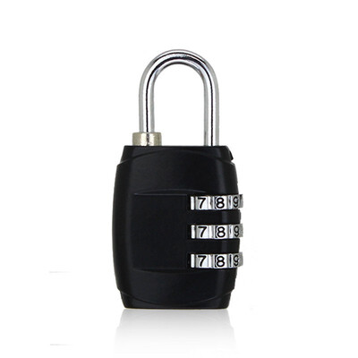 

1PCS Mini Travel 3 Digit Code Padlock Safe Combination Gym Baggage Suitcase Lock Padlock Lock