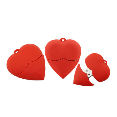 

4GB 8GB 16GB 32GB 64GB 128GB Heart Model USB Flash Pen Drive Memory Stick PenDriver U Disk Flash Disk Thumb Drive USB Stick