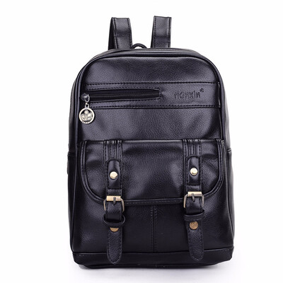 

Women PU Leather Backpacks for Teenage High Quality Bagpack Woman Vintage Backpack Female School Bags for Girls 2018 with Zipper