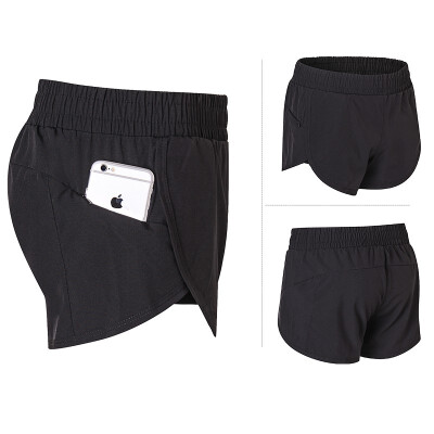 

Womens Sports Shorts High-elastic pockets tight-fitting breathable casual yoga shorts