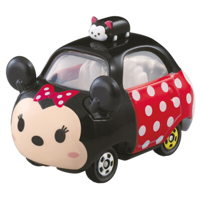 

more beautiful (TAKARA TOMY) cartoon peripheral toy alloy car model Disney Duo Mei card TSUM-TOP heap music - Minnie car TMYC840497