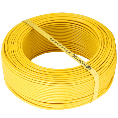 

Feifei FEIDIAO wire&cable BV25 square national standard household copper wire single-core single-strand copper 100 meters yellow fire