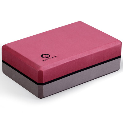 

GEPSON high density yoga brick wine red dark gray