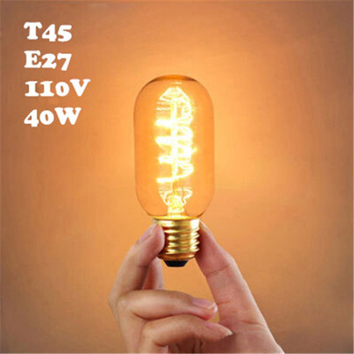 

40W Filament LED Edison Light Bulb Retro E26272700K Imitation Tungsten Energy Saving LampT45