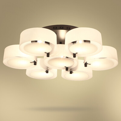 

Contemporary Simple E27 Lamp Holder Ceiling Light for Bedroom Living Room