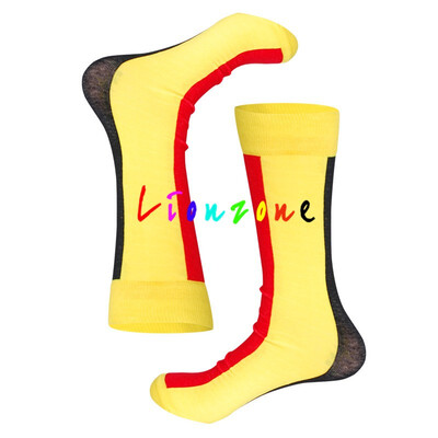 

LIONZONE Warm Long Socks For Women Plus size Color Striped Lattice Straight Tube Style Combed Cotton Hip-Hop Happy Socks Funny