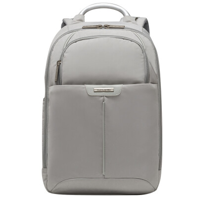 

Samsonite New Beauty Korean casual travel backpack female 13 inch business computer bag zipper shoulder bag BP2 28002 light gray