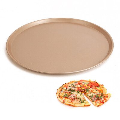 

Jingdong Supermarket Cook Kitchen CHEF MADE Pizza Plate 9 inch non-stick pizza plate shallow section 228 1cm oven utensils champagne gold WK9043