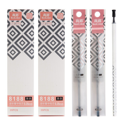

True color (TRUECOLOR) 8188 different degree of space full needle tube neutral refill 0.35 black 20 / box 2 box