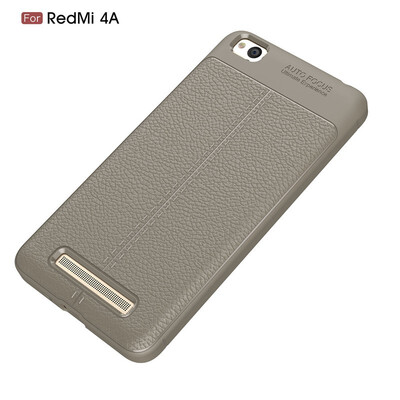 

Fivice Xiaomi Redmi 4A case Luxury leather TPU silicone anti-fall soft shell phone case