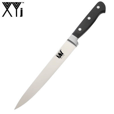 

Stainless Steel Kitchen knife XYj Cooking Tools 8 inch Slicing Knife High Quality Stainless Steel Blade ABS Handle Kitchen Knife