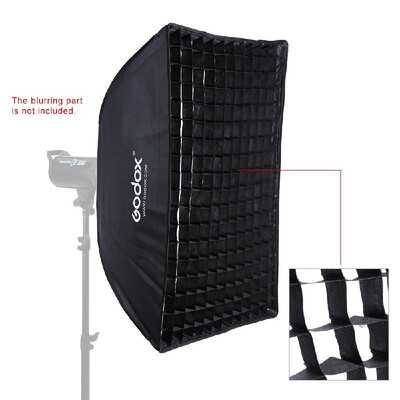 

Camera & Photo 60 90cm 24 35 inch Quadrangle Honeycomb Grid Umbrella Softbox with Bowens Mount for Studio Flash Speedlite