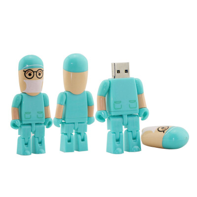 

4GB 8GB 16G 32G 64G 128G Doctors Model USB Flash Drive PenDrive U Disk USB Flash Disk Thumb Drive USB Stick Pen Drive Memory Stick